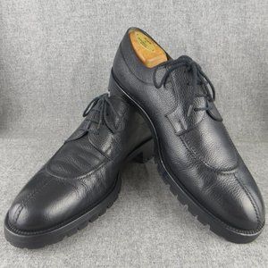 FRATELLI ROSSETTI Black Pebbled Blucher *11*
